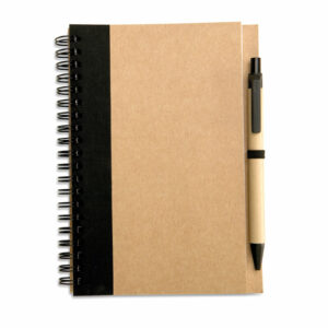 Carnet recyclé B6 personnalisable – SONORA PLUS