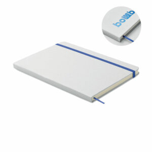 Carnet recyclé A5 personnalisable – ROUTE WHITE