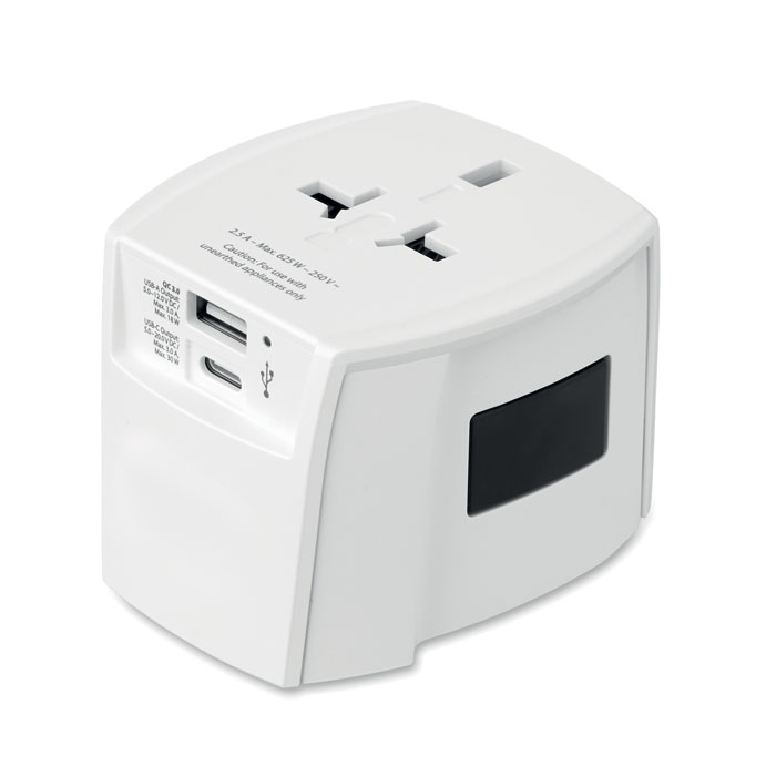 Adaptateur de voyage personnalisable – MUV USB AC30 PD – Image 2