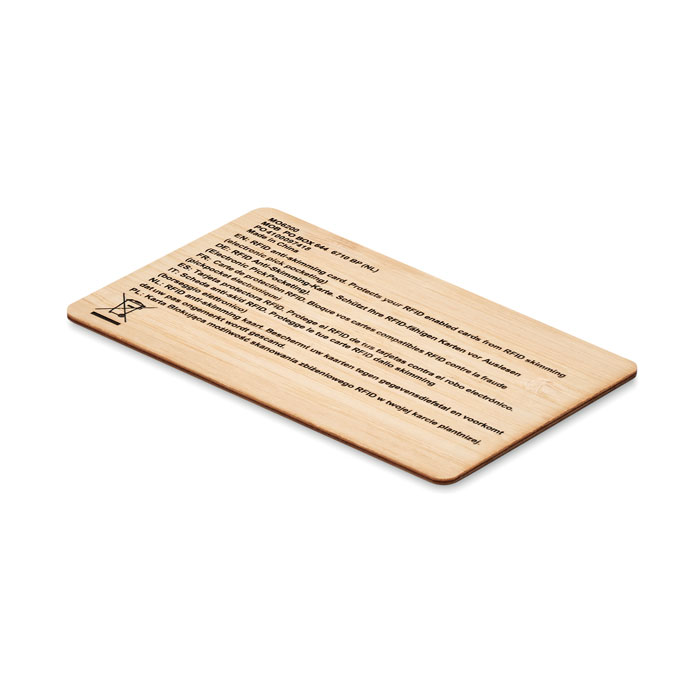 Objet publicitaire en bambou personnalisable – CUSTOS + – Image 3