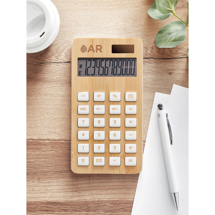 Objet publicitaire en bambou personnalisable – CALCUBIM – Image 4