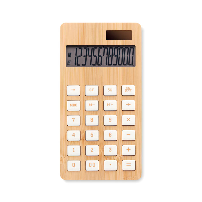 Objet publicitaire en bambou personnalisable – CALCUBIM