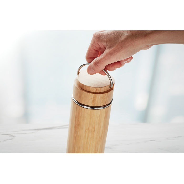 Gourde en acier inoxydable 400 ml personnalisable – TAMPERE – Image 6