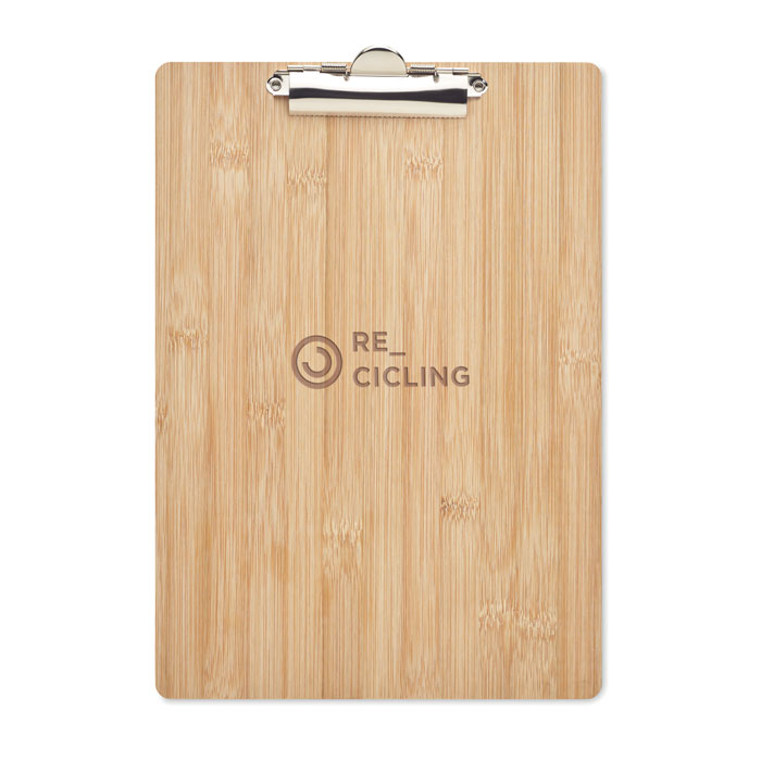 Objet publicitaire en bambou personnalisable – CLIPBO – Image 5