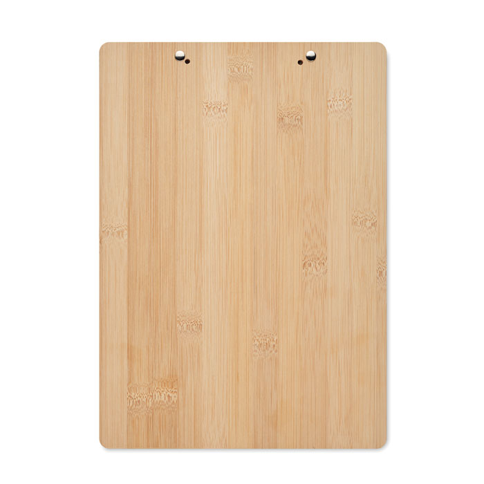 Objet publicitaire en bambou personnalisable – CLIPBO – Image 3