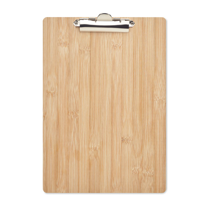 Objet publicitaire en bambou personnalisable – CLIPBO