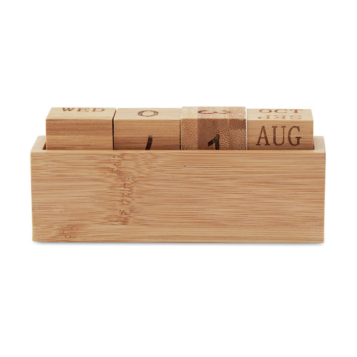Objet publicitaire en bambou personnalisable – KARENDA – Image 2