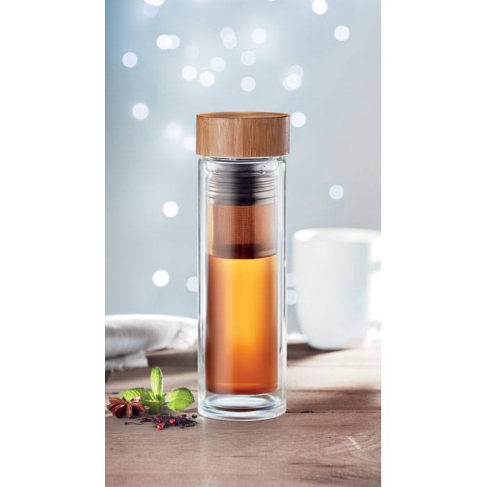 Objet publicitaire en bambou personnalisable – BATUMI GLASS – Image 4