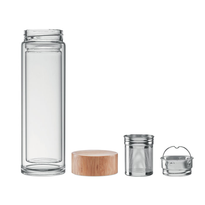 Objet publicitaire en bambou personnalisable – BATUMI GLASS – Image 2