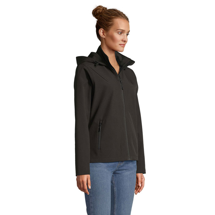 Veste recyclé Femme personnalisable – RACE HOODED WOMEN – Image 3