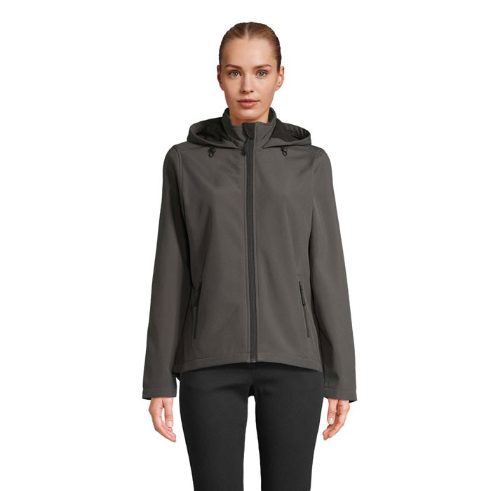 Veste recyclé Femme personnalisable – RACE HOODED WOMEN – Image 4